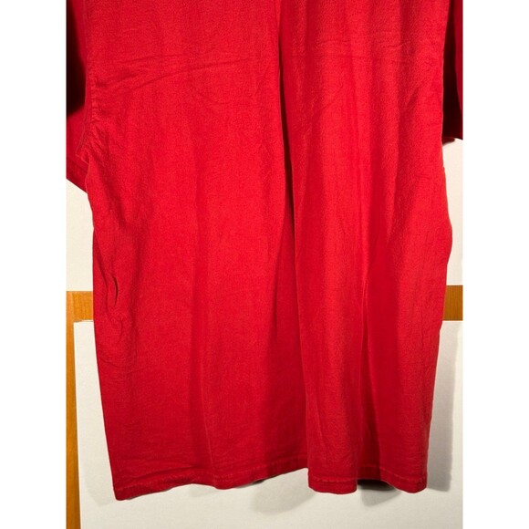 Vintage Nike‎ Red Side Swoosh Shirt Medium M - Picture 8 of 8